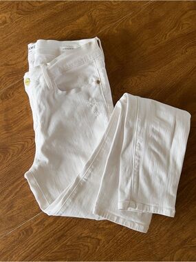 FRAME Women’s White BLANC Le Skinny de Jeanne Distressed Denim Jeans Size 30